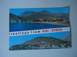 GREECE  POSTCARDS KINI SYROS - Grecia