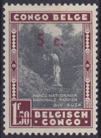 Congo Belge - N°226 * Essai Surcharge 5c Rouge Sur 1f50 - Varietà E Curiosità