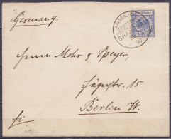 Allemagne (Chine) - Env. Affr. 20pf Càd "KAISERLICH DEUTSCHE POSTAGENTUR SHANGHAI /25/7/1890" Pour BERLIN W. - China (oficinas)