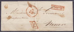 Env. Càd GAND /16 NOV 1837 Pour NINOVE - Griffes [CHARGE] & [P.P.] (au Dos: Càd Arrivée NINOVE) - 1830-1849 (Belgica Independiente)