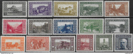 1906 Austria Bosnia-Erzegovina Landscapes 16v. MNH Unificato N. 29/44 - Otros & Sin Clasificación