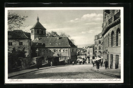 AK Pforzheim, Schlossberg Mit Reuchlin-Museum Und Schlosskirche  - Pforzheim