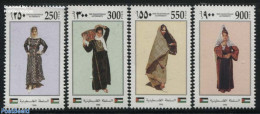 Palestinian Terr. 1995 Costumes 4v, Mint NH, Various - Costumes - Kostüme