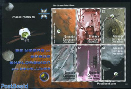 Grenada Grenadines 2008 Mariner 9 6v M/s, Mint NH, Transport - Space Exploration - Grenade (1974-...)