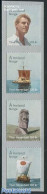 Norway 2014 Thor Heyerdahl 4v S-a, Mint NH, Transport - Ships And Boats - Art - Sculpture - Neufs