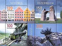 Austria 2023 Tourism S/s, Mint NH, Transport - Various - Railways - Tourism - Neufs