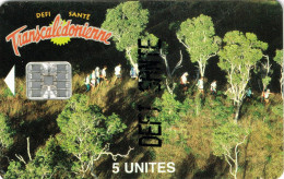 NOUVELLE CALEDONIE NEW CALEDONIA Telecarte Phonecard  NC39A 1600 Ex. Transcaledonienne Randonnee Non Numerotee UT B - Nieuw-Caledonië