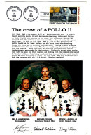 79700 -  THE CREW  OF  APOLLO  11 - Covers & Documents