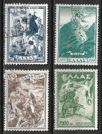 GREECE 1952 Grammos Vitsi Complete Used Set  Vl. A 66 / 69 - Gebruikt