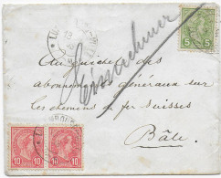 Brief Aus Luxembourg Nach Basel, 1903 - Sonstige & Ohne Zuordnung