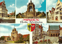 Minden, Porta Westfalica, Mehrbildkarte, Nicht Gelaufen - Minden