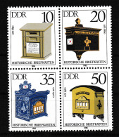 Historische Briefkästen, Viererblock ** - Andere & Zonder Classificatie