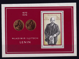 100. Geburtstag Vom Wladimir Iljitsch Lenin, Block ** - Sonstige & Ohne Zuordnung