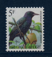 Belgique België, **, Yv 2636, Mi 2690, SG 3307, Étourneau Sansonnet , - 1985-.. Vögel (Buzin)