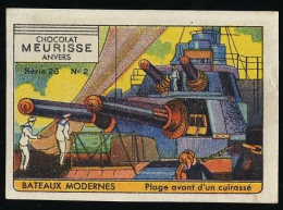 Meurisse - Ca 1930 - 26 - Les Bateaux Modernes, Modern Boats, Ships - 2 - Cuirassé, Battleship - Otros & Sin Clasificación