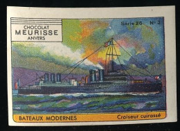 Meurisse - Ca 1930 - 26 - Les Bateaux Modernes, Modern Boats, Ships - 3 - Cuirassé, Battleship - Sonstige & Ohne Zuordnung