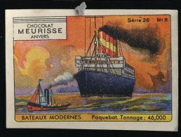 Meurisse - Ca 1930 - 26 - Les Bateaux Modernes, Modern Boats, Ships - 8 - Paquebot, Liner - Sonstige & Ohne Zuordnung