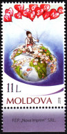 MOLDOVA 2018-10 Postcrossing. Postcards Folklore, MNH - Post
