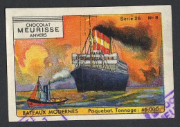 Meurisse - Ca 1930 - 26 - Les Bateaux Modernes, Modern Boats, Ships - 8 - Paquebot, Liner - Sonstige & Ohne Zuordnung