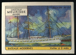 Meurisse - Ca 1930 - 26 - Les Bateaux Modernes, Modern Boats, Ships - 10 - Voilier à 3 Mâts, 3 Mast Sailboat - Otros & Sin Clasificación