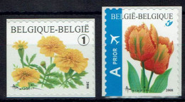 Belgie 2008 - OBP 3785/86 - Bloemen - A. Buzin - Ongebruikt