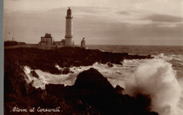 CPSM Storm At Corswall - Lighthouses