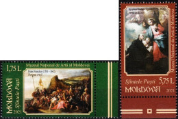 MOLDOVA 2021-05 Religion: Easter, Art: Religious Paintings, MNH - Religión