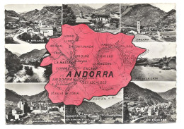 ANDORRE ADORRA - Carte Multivues C.A.P. 1592 - Andorra