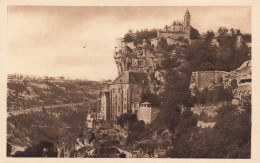 FRANCE - Lot Illustré - Rocamadour (Lot) - Vue Sur Une Partie De La Ville - Vue D'ensemble - Carte Postale Ancienne - Rocamadour