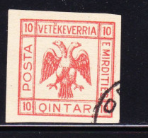 STAMPS-ALBANIA-1921-MIRDITISCHE-REPUBILK-PORTO-SEE-SCAN - Albanië