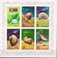 North-Korea MNH Imperforated Minisheet - Marine Life