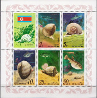 North-Korea MNH Minisheet - Marine Life