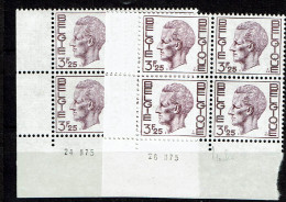 1753  Blocs 4  X 2  **  Cd  24 Et 26II75 - 1970-1980 Elström