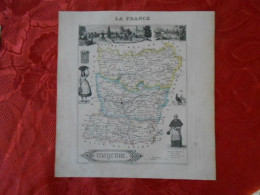 CARTE VUILLEMIN DEPARTEMENT DE LA MAYENNE (53) - Carte Geographique