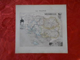 CARTE VUILLEMIN DEPARTEMENT DE LA MORBIHAN (56) - Carte Geographique