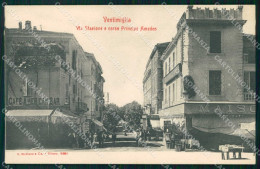 Imperia Ventimiglia Corso Principe Amedeo Modiano 8330 Cartolina RT1882 - Imperia