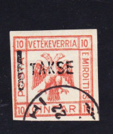 STAMPS-ALBANIA-1921-MIRDITISCHE-REPUBILK-PORTO-SEE-SCAN - Albanië