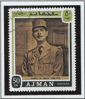 08	17 106		Émirats Arabes Unis – AJMAN - De Gaulle (Generaal)