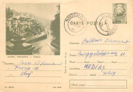 Postal Stationery Postcard Romania Slanic Moldova - Roemenië