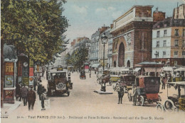 Tout PARIS  - IIIè Arrond.  Boulevard Et Porte St Martin - Arrondissement: 03