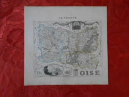CARTE VUILLEMIN DEPARTEMENT DE L'OISE (60) - Carte Geographique