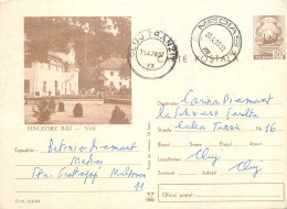 Postal Stationery Postcard Romania Sangeorz Baths Villas - Roemenië