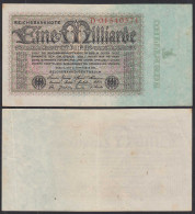 1 Milliarde Mark 1923 Ro 111a Pick 114 VF+ (3+) Serie D    (29072 - Other & Unclassified