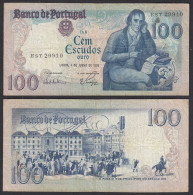 Portugal - 100 Escudos Banknote 1985 - Pick 178e F (4)     (32050 - Portugal