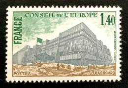 1977 FRANCE N 55 CONSEIL DE L’EUROPE STRASBOURG 1,40F - NEUF** - Nuovi