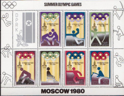 North-Korea MNH Minisheet - Sommer 1980: Moskau