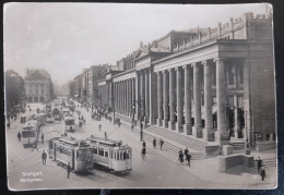 STUTTGART, KONIGSBAU - Viaggiata 1931 - Tram - Stuttgart