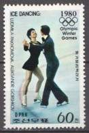 North-Korea MNH Stamp From SS - Invierno 1980: Lake Placid