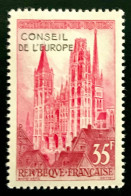 1958 FRANCE N 16 CONSEIL DE L’EUROPE CATHEDRALE DE ROUEN - NEUF** - Neufs