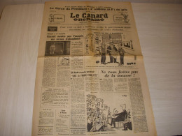 CANARD ENCHAINE 2311 03.02.1965 Françoise SAGAN Robert OPPENHEIMER GISCARD - Politica